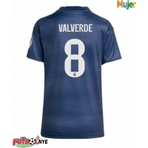 Camiseta Real Madrid Federico Valverde #8 Visitante Equipación para mujer 2025-26 manga corta